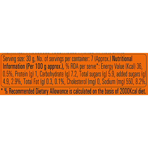 Tify Gherkin German - Sweet & Sour, 370 g Jar Natural Vinegar