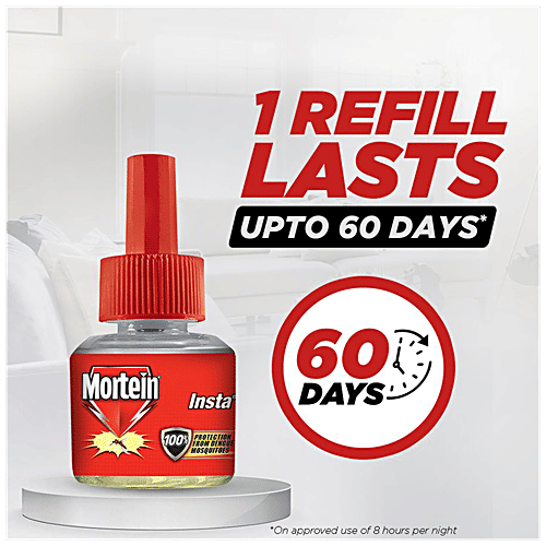 Mortein Insta5 Mosquito Repellent Liquid Refill, Fits All Machines, 45 ml