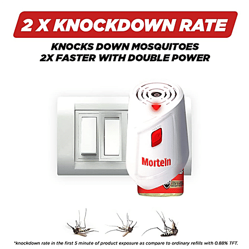 Mortein Insta5 Mosquito Repellent Liquid Refill, Fits All Machines, 45 ml