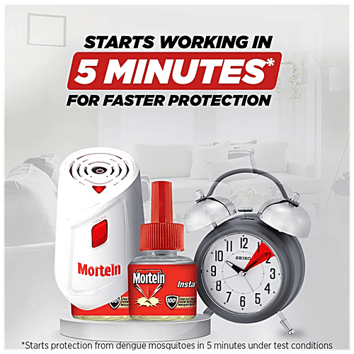 Mortein Insta5 Mosquito Repellent Liquid Refill, Fits All Machines, 45 ml