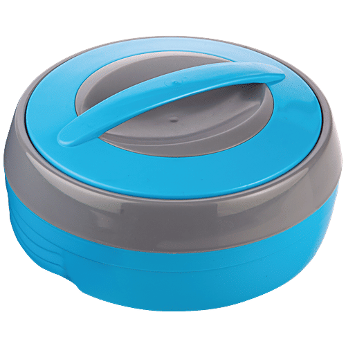 Asian Insulated Plastic Casserole For Roti/Chapati - Cosmos N Dlx, Blue, 1.5 L Box 