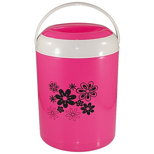 Asian Thermo Plastic Lunch Box/Tiffin Box With Steel Containers - Royal, Lavender, 750 ml (Set of 3) 