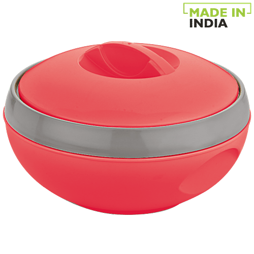 Asian Plastic Casserole For Roti/Chapati - Venus N DLX, Red, 1.5 L Box 