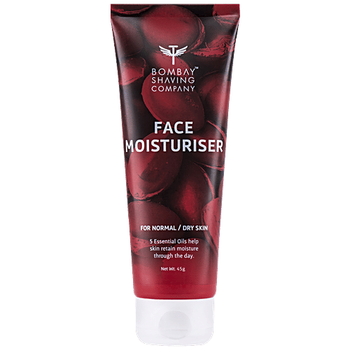 Bombay Shaving Company Face Moisturiser With 5 Essential Oils, Non-Sticky Formula For Skin Repair, 45 g  