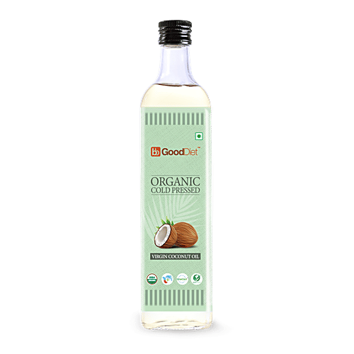 GoodDiet Organic Cold Pressed Virgin Coconut Oil, 250 ml  