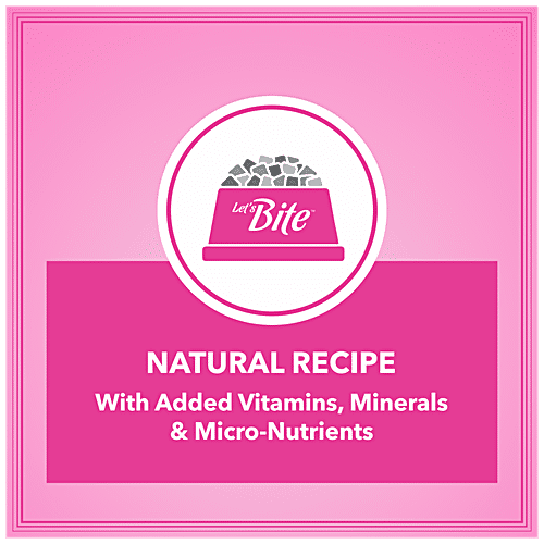 Lets Bite Active Kitten Cat Food, 400 g (Buy 1 & Get 400 g Free) 