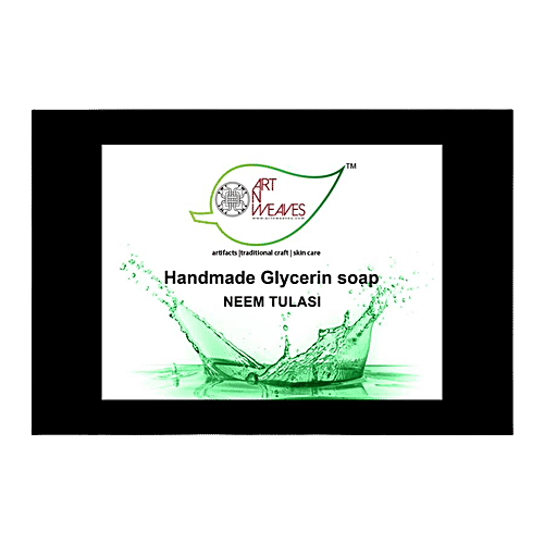 ArtNWeaves Handmade Glycerin Soap - Neem Tulasi, 100 g  