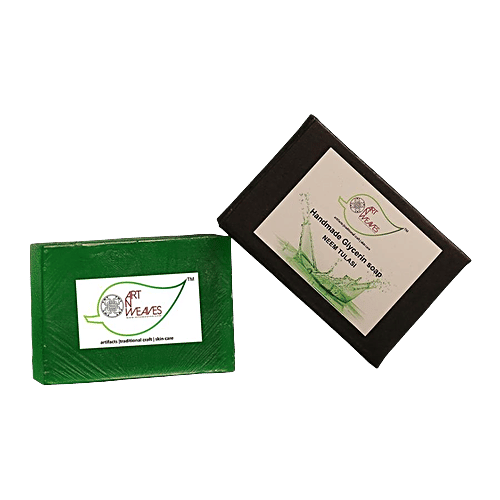 ArtNWeaves Handmade Glycerin Soap - Neem Tulasi, 100 g  