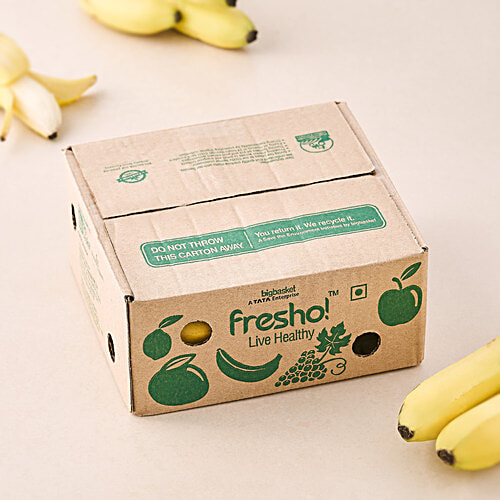 fresho! Baby Banana - Robusta, 500 g (Approx. 5 - 6 pcs) 