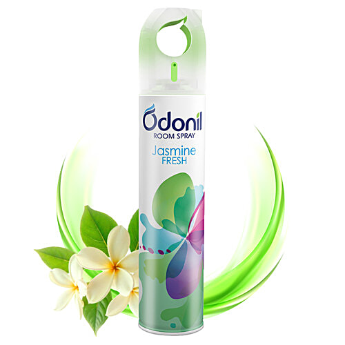 Odonil  Jasmine Fresh Room Spray, 220 ml  Refreshing Fragrance, Air Freshener For Home & Office