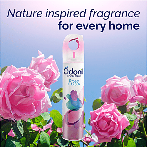 Odonil  Room Air Freshener Spray - Rose Garden, 220 ml  Refreshing Fragrance