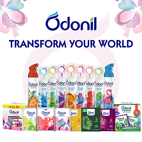 Odonil  Room Air Freshener Spray - Rose Garden, 220 ml  Refreshing Fragrance