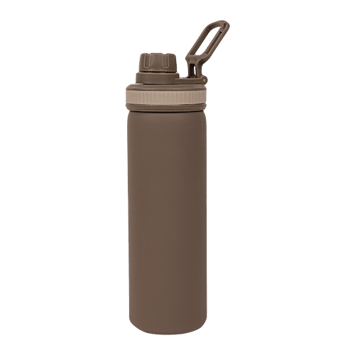 DP Glass Bottle With Plastic Outer - Brown, BB1302, 550 ml  