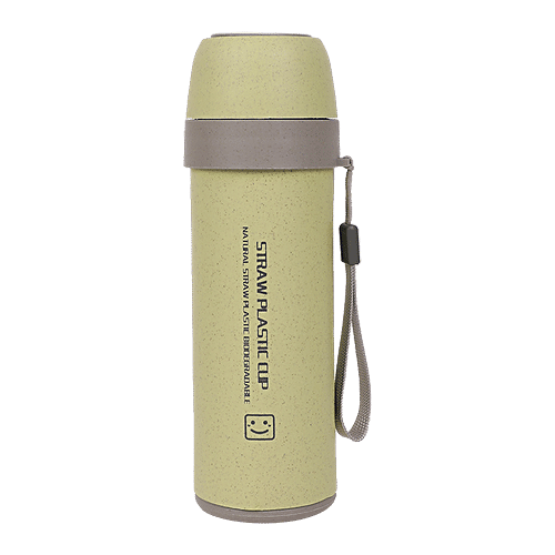 DP Glass Bottle With Plastic Outer - Green, BB1313, 350 ml  