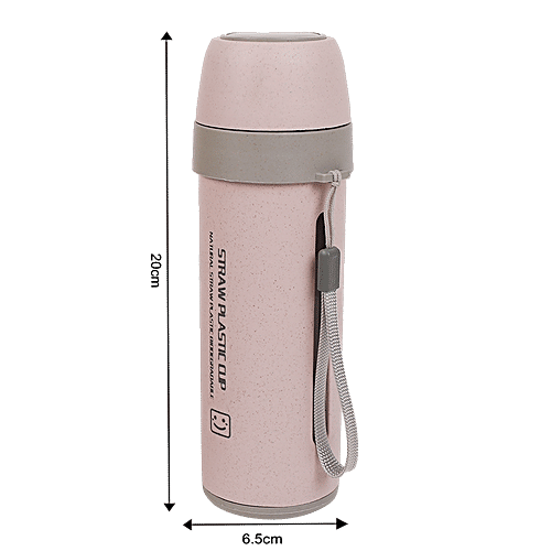 DP Glass Bottle With Plastic Outer - Pink, BB1313, 350 ml  