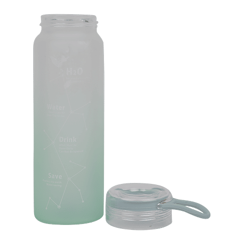 DP Glass Bottle Ombre Matt Finish -  Green, BB1321, 460 ml  