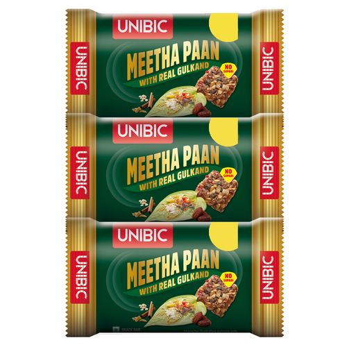 UNIBIC Meetha Paan - With Real Gulkand, 10 g (Pack of 3) 