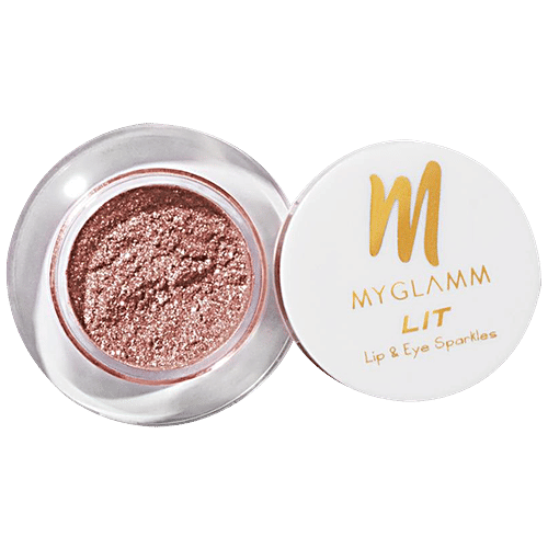 MyGlamm LIT Lip & Eye Sparkles - Regina, 1.1 g