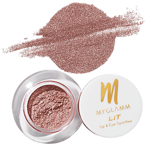 MyGlamm LIT Lip & Eye Sparkles - Regina, 1.1 g