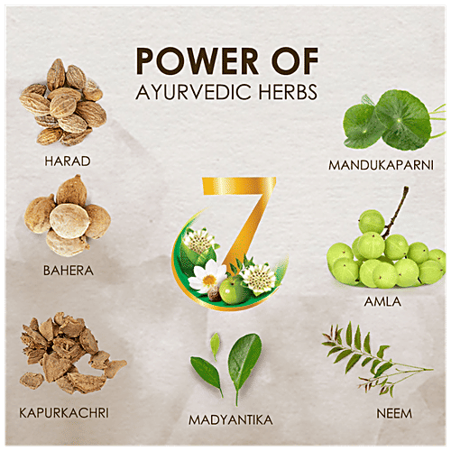 Dabur Vatika Naturals Bhringhraj Hair Oil - For Hair Growth, Thick & Long Hair, With 7 Ayurvedic Herbs, 300 ml  With 7 Ayurvedic Herbs