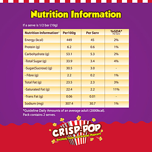Nestle Munch Crisp-Pop Chocolate Coated Crunchy Wafer, 20.1 g  Exiciting Taste of Caramel Popcorn