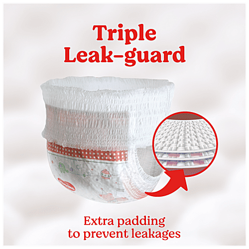 Huggies Wonder Diaper Pants - Extra Large, Bubble-bed, Pure Softness, Monthly Pack, 112 pcs Pouch 