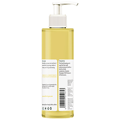 Buy BIOTIQUE Oil Control Foaming Face Wash Pineapple, For Normal To