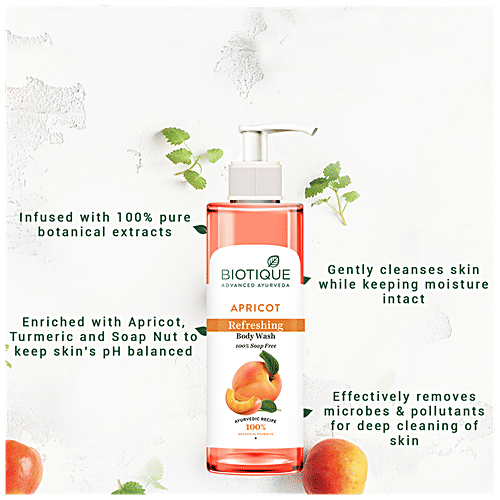 Buy BIOTIQUE Bio Apricot Refreshing Body Wash Online at Best Price of