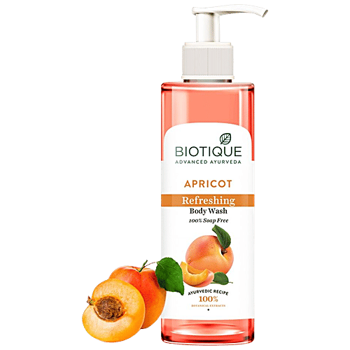 Buy BIOTIQUE Apricot Refreshing Body Wash 100 Soap Free Online at