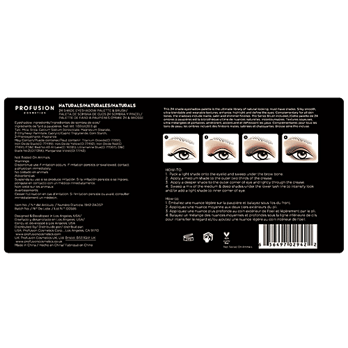 Profusion Cosmetics Naturals Artistry Palette, 28.8 g  