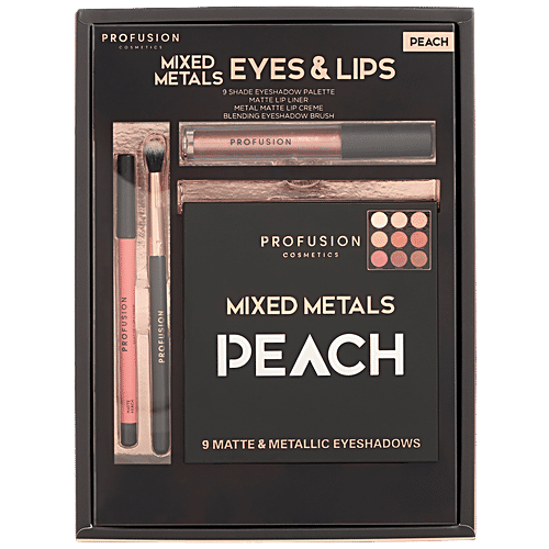 Profusion Cosmetics Mixed Metals Eyes & Lips Set, 27.4 g  
