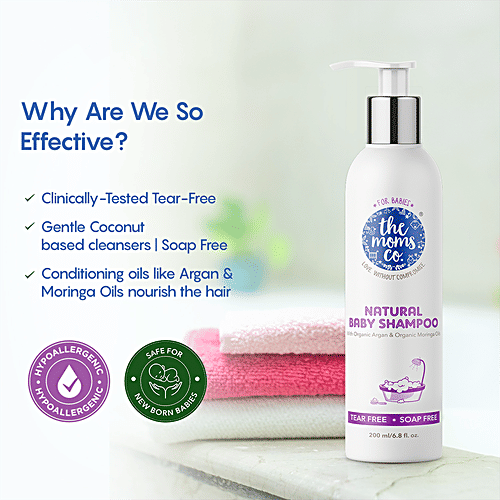 Buy The Moms Co Natural Baby Shampoo Online at Best Price of Rs 314.40 bigbasket