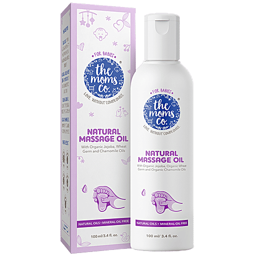 The Moms Co Natural Baby Massage Oil, 100 ml  