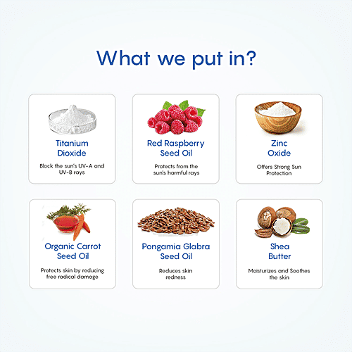 The Moms Co Natural Baby Sunscreen, 100 ml  Paraben, Silicone & Mineral Oil Free