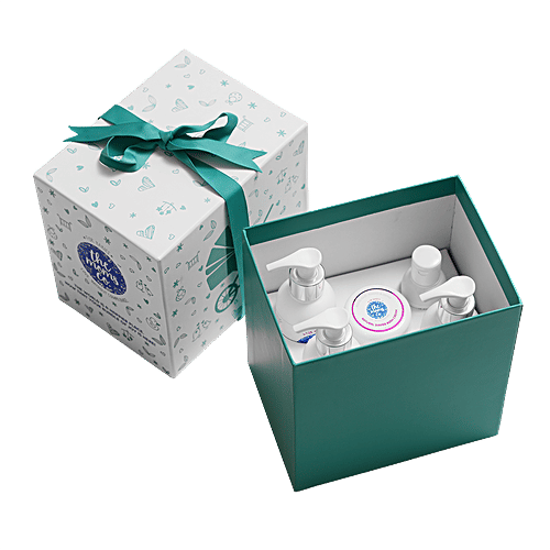 The Moms Co Baby Complete Care Ribbon Gift Box, 5 pcs