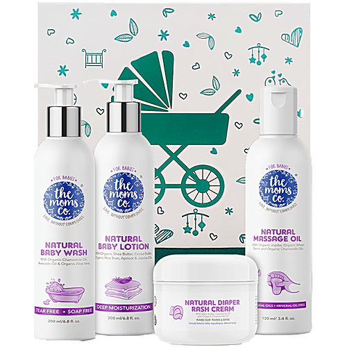 The Moms Co Baby Must Have Box Ribbon Gift Box, 4 pcs 4 