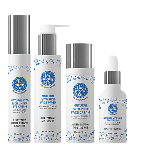 The Moms Co Complete Vita Rich Face Care, 4 pcs 4 