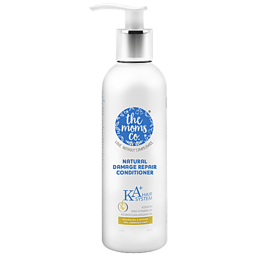 The Moms Co KA+ Hair System Natural Damaged Repair Conditioner - Nourishes & Repair Dry, Damaged Hair, 200 ml  