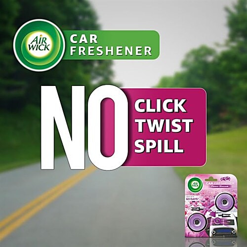 Buy Air wick Car Freshener Vent Clip, Flower Blossom Online at Best