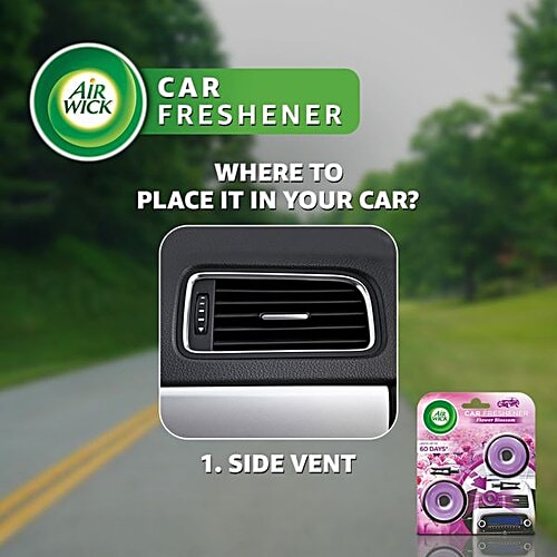 Buy Air wick Car Freshener Vent Clip, Flower Blossom Online at Best