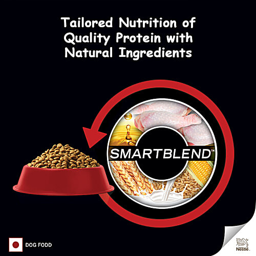 Purina Supercoat Puppy Dry Dog Food - With Chicken, 400 g Pouch No Artificial Colours & Flavours