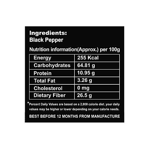 Salz & Aroma Black Pepper, 50 g  