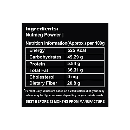 Salz & Aroma Nutmeg Powder, 75 g  