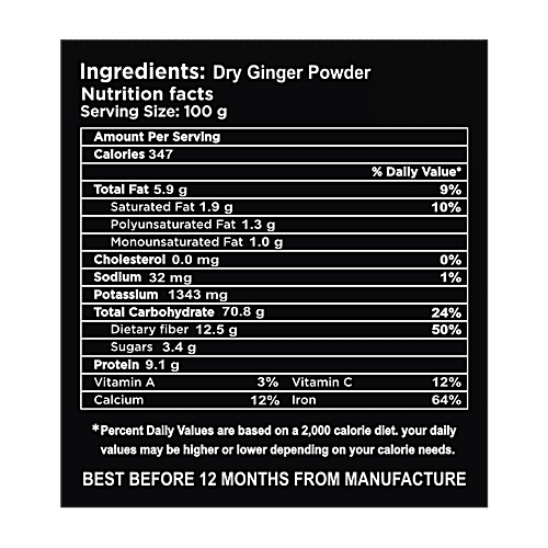 Salz & Aroma Dry Ginger Powder, 65 g  