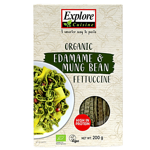 Buy EXPLORE CUISINE Organic Edamame & Mung Bean Pasta Fettuccine