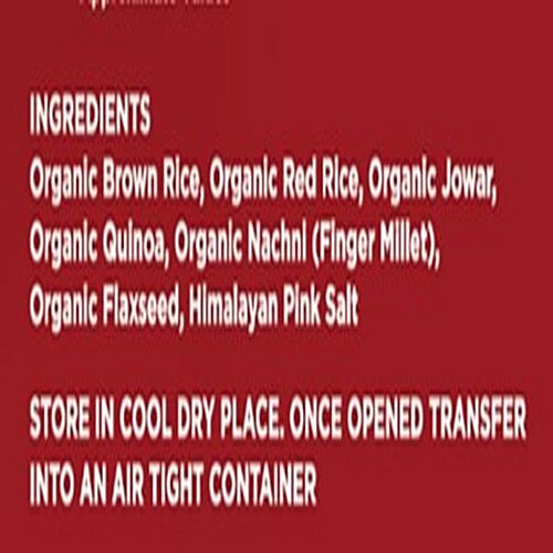 Wise Crack Organic Big Super Seeds Rice Cakes - With Himalayan Rock Salt, 125 g (18 pcs) No Oil, No Trans Fat, Gluten Free