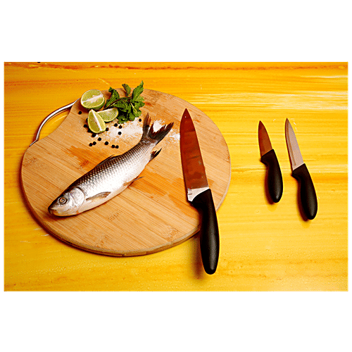 Triones Stainless Steel Knife Set, 3 pcs Dishwasher Safe