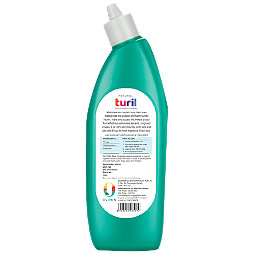 Turil Natural Toilet Cleaner & Freshner, 500 ml Pure Blossom