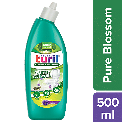 Turil Natural Toilet Cleaner & Freshner, 500 ml Pure Blossom