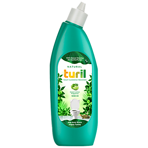 Turil Natural Toilet Cleaner & Freshner, 1 L Green Lemon